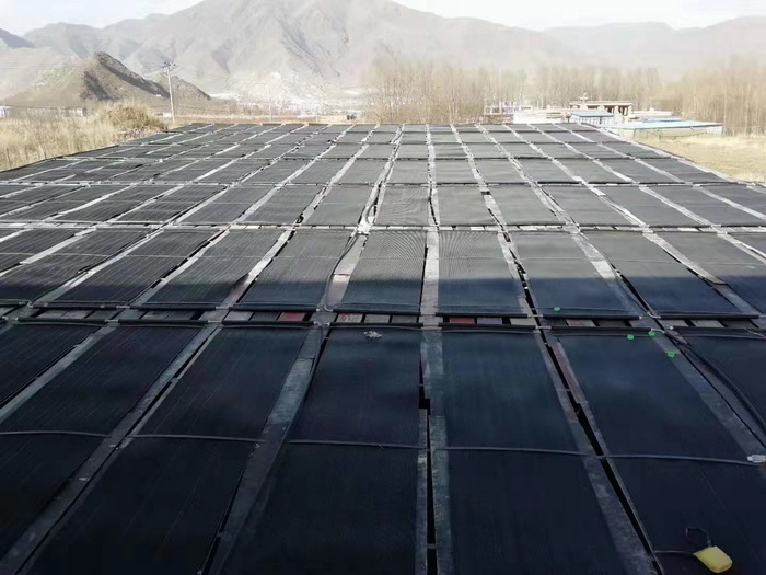 太陽能+空氣能大型恒溫游泳池西藏項